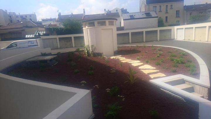 Toitures et murs végétalisés Paris